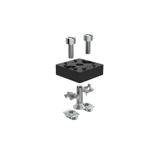 Elemento de fijación de para perfiles de aluminio - FAS 505 series - Robotunits GmbH - de acero / de acero zincado / galvanizado