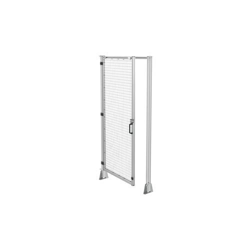 Puerta abatible - SAS1044 series - Robotunits GmbH - con bisagra / de plástico / de acero