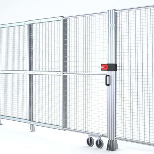 Puerta corredera - Robotunits GmbH - para interior / de seguridad / telescópica