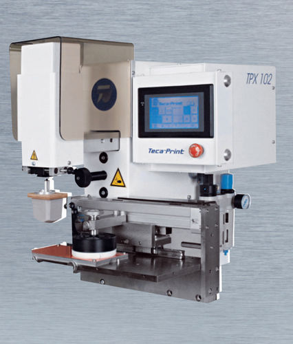 Máquina de tampografía de tintero cerrado - TPX 102 - Teca-print - automática / monocroma / para la industria relojera