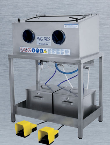 Máquina de limpieza de cepillo - WG 902 - Teca-print - por vacío / manual / de proceso