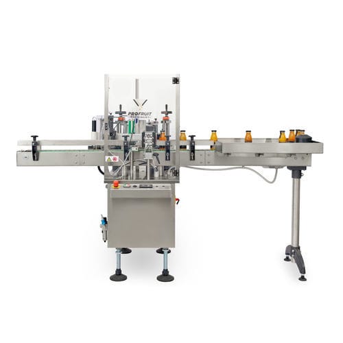 Etiquetadora automática - ProFruit Machinery - para botellas / para la industria alimentaria / para etiquetas autoadhesivas