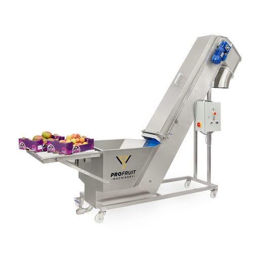 Lavadora de verduras - ProFruit Machinery - para fruta / con transportador de cinta