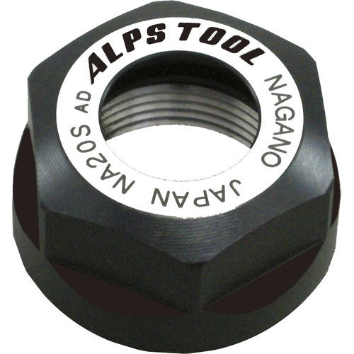 Tuerca hexagonal - NA S - ALPSTOOL - con collar / de metal / para pinzas de apriete