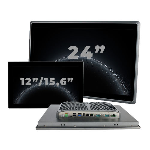 Panel PC de LCD - FEC Italia srl - con pantalla táctil capacitiva / de pantalla táctil multipunto / Intel® Core™