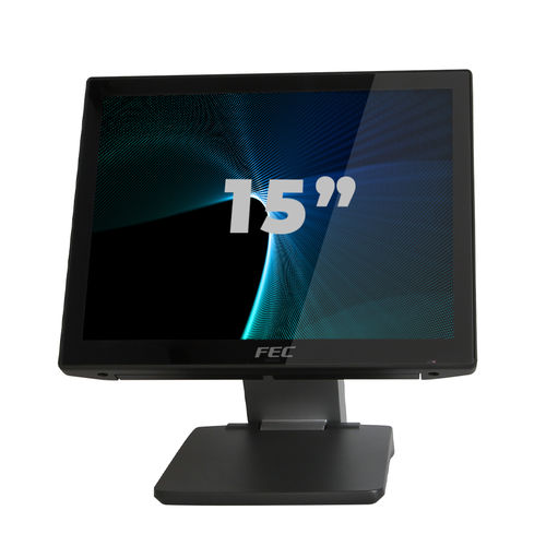 Panel PC para punto de venta - PP-9715 - FEC Italia srl - con pantalla táctil capacitiva / con pantalla táctil multipuntos / 15"