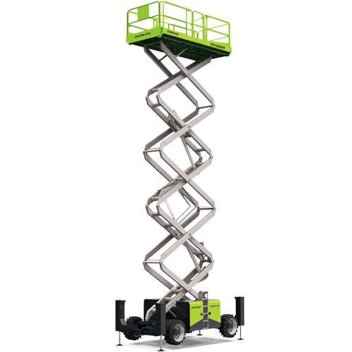 Plataforma elevadora de tijera con ruedas - ZS5390RT - ZOOMLION - diésel