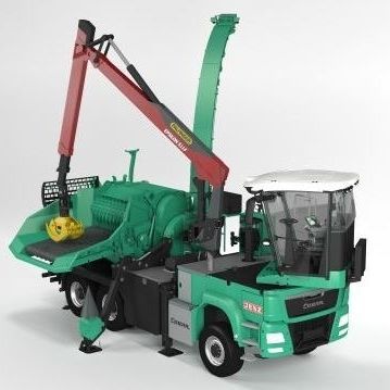 Trituradora de ramas móvil - HEM 593 R-Cobra - JENZ GmbH Maschinen- und Fahrzeugbau