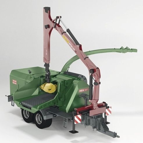 Trituradora de ramas en remolque - HEM 583 DQ - JENZ GmbH Maschinen- und Fahrzeugbau