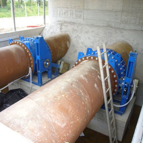 Válvula para turbina - DI NICOLA INFINAM - de mariposa / con control neumático / de control