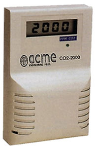 Detector monogás - CO2-2000  - Acme Engineering Products Ltd. - de corriente / de dióxido de carbono / de CO2