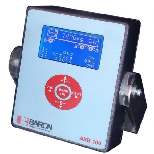 Indicador de sobrecarga digital - AXB.100 - Baron Srl - empotrable / robusto / para carretilla elevadora