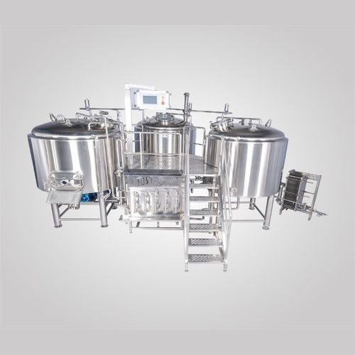Sistema para elaboración de cerveza de acero inoxidable - Shandong Tiantai Beer Equipment Co.,Ltd - micro / calentado por vapor / con fuego directo