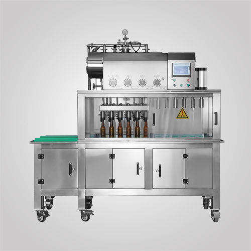 Llenadora semiautomática - Shandong Tiantai Beer Equipment Co.,Ltd - para botellas de vidrio / bebida alcohólica / de bebidas