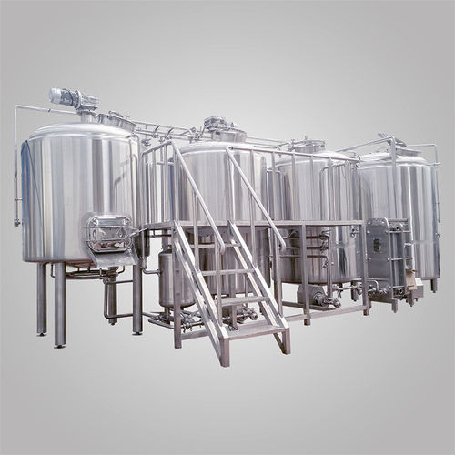 Sistema para elaboración de cerveza de acero inoxidable - Shandong Tiantai Beer Equipment Co.,Ltd - calentado por vapor / con fuego directo
