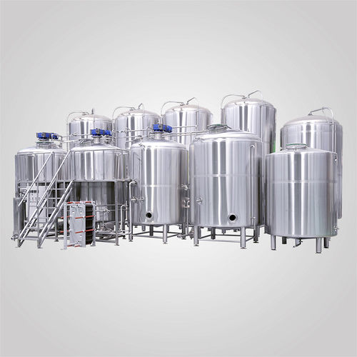 Sistema para elaboración de cerveza de acero inoxidable - Shandong Tiantai Beer Equipment Co.,Ltd - calentado por vapor / con fuego directo