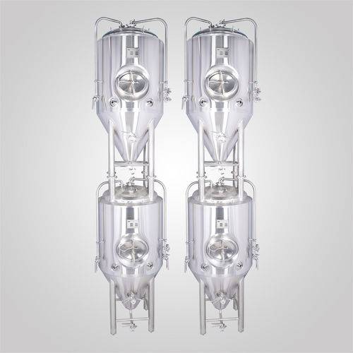 Cuba de fermentación - Shandong Tiantai Beer Equipment Co.,Ltd - de cerveza / de acero inoxidable / cilíndrica