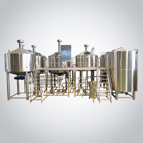 Sistema para elaboración de cerveza de acero inoxidable - Shandong Tiantai Beer Equipment Co.,Ltd - micro / con fuego directo / calentado por vapor
