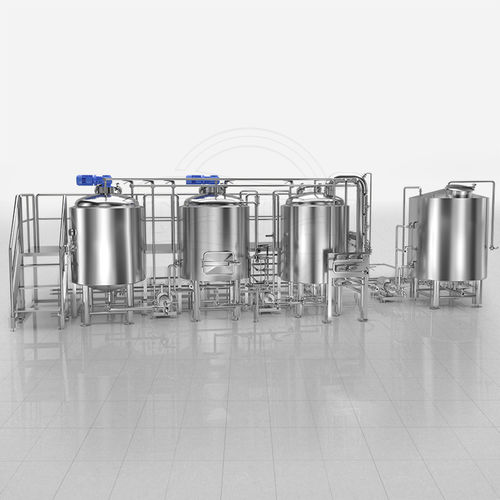 Sistema para elaboración de cerveza para aplicaciones industriales - Shandong Tiantai Beer Equipment Co.,Ltd - de acero inoxidable