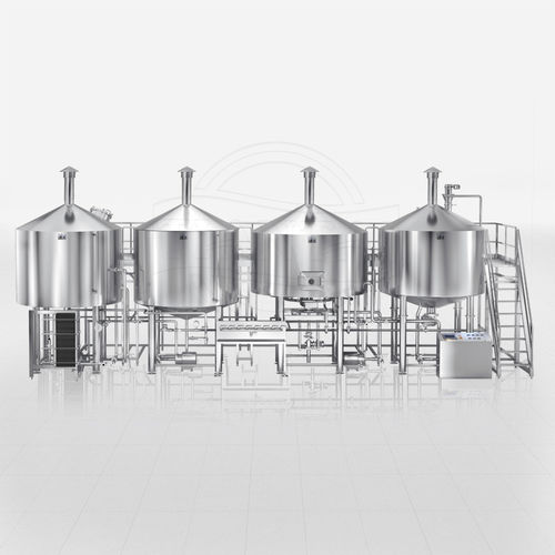 Sistema para elaboración de cerveza para aplicaciones industriales - Shandong Tiantai Beer Equipment Co.,Ltd - para braserias / vertical / de acero inoxidable