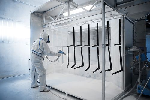 Cabina de pintura abierta - Epcon Industrial Systems, LP - para piezas de recambio / manual / a medida