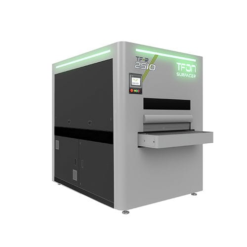 Desbarbadora de estantería de ángulos - Surfacer® TF-R 2510 - TFON Machine - de acabado / para piezas de aluminio / para piezas de acero