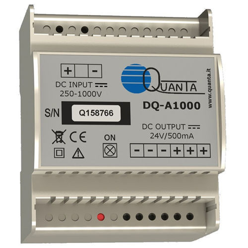 Alimentación eléctrica en riel DIN - DQ-A1000 - QUANTA S.r.l. - DC/DC / con protección contra cortocircuitos / con protección contra el sobrecalentamiento