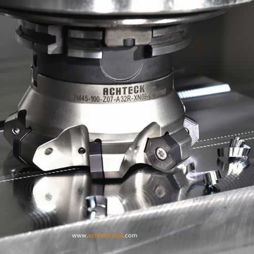 Fresa tres cortes - AFM45-XN07 09 - Achteck Tool - toroidal / de plaquitas intercambiables / para planear