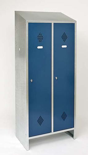 Armario de vestuario para ropa de trabajo - 109_ZNP_2 - Arredindustria e Lory Srl - con ventilación