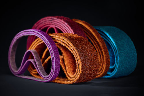 Cinta abrasiva estrecha - Danpoort International Abrasives B.V. - para rectificado / para el pulido / para madera