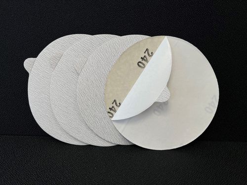 Disco abrasivo de óxido de aluminio - Danpoort International Abrasives B.V. - para lijado / con adhesivo sensible a la presión PSA