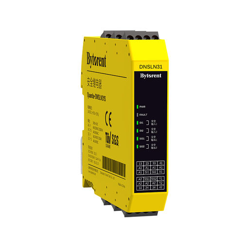 Relé de seguridad para cortina fotoeléctrica - Quanta-DNSLN31S - Bytorent Technology Co., Ltd. - 3NA / PNP / 1NC