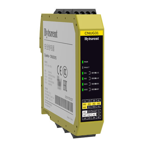 Relé de seguridad de parada de emergencia - Quanta-CNUG31S - Bytorent Technology Co., Ltd. - para cortina fotoeléctrica / 3NA / PNP
