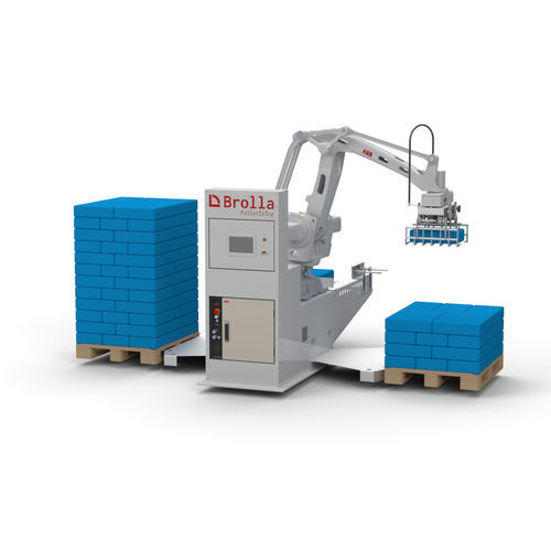Paletizador compacto - Brolla - robotizado / de bolsas / para botellas
