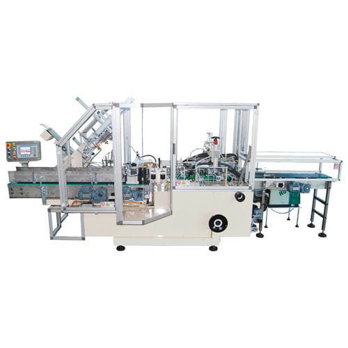 Encajadora intermitente - AP200W - Zambelli S.r.l. - wraparound / controlada por PLC / para cajas de cartón