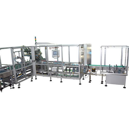 Encajadora intermitente - AP80 - Zambelli S.r.l. - wraparound / automática / controlada por PLC