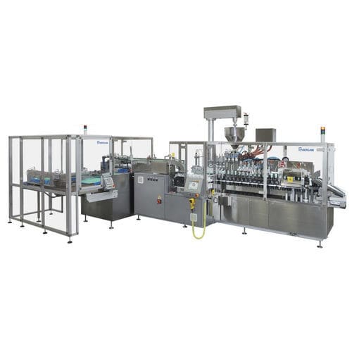 Máquina de llenado y cierre para la industria cosmética - TF 200/4 - BERGAMI PACKAGING SOLUTIONS SRL - para aplicaciones estériles