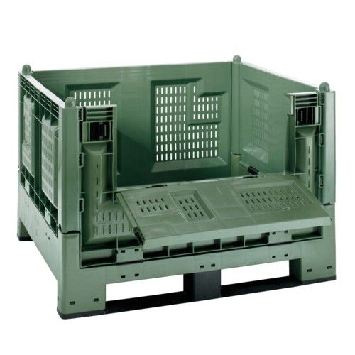 Caja-palé con cartolas abatibles - CARGO FOLD 700 - Interbox S.A. - de PEAD / de PP / para almacenamiento