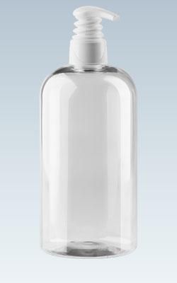 Botella para la industria alimentaria - OREGON SOAP 500 - ACTI PACK SAS - de PET / con bomba / con distribuidor