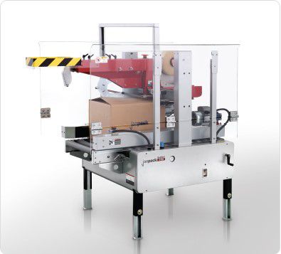 Precintadora de cartón varias solapas - Buchimi series - Jaepack Co. Ltd. - cola hot-melt / totalmente automática