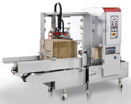 Formadora de cajas automática - JAEHAMI GB-30 - Jaepack Co. Ltd. - cola hot-melt / cinta adhesiva / de cartón grapado