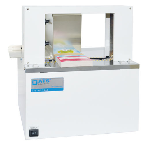 Máquina de colocación de cinta automática - ATS-MSP 240 - ATS-Tanner GmbH Banderoliersysteme - móvil / de mesa / horizontal