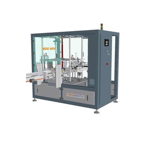 Estuchadora vertical - BOX 60V - NOMATECH s.r.o. - para la industria cosmética / automática / de cajas