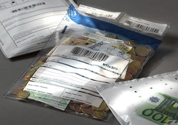 Bolsa para transporte de fondos - orfix International GmbH - homologada / resistente a manipulaciones / de tejido repelente al agua
