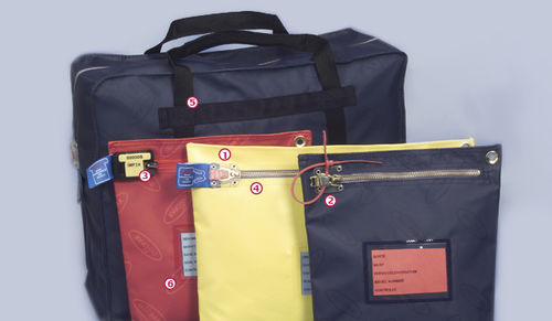Bolsa para transporte de fondos - orfix International GmbH - con cremallera / de tejido