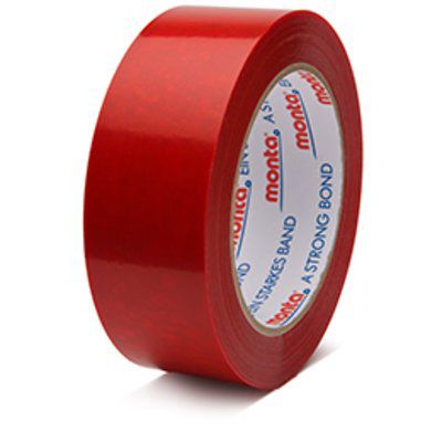 Cinta adhesiva de empaque - MONTA 257F - monta Klebebandwerk GmbH - de PVC / goma / roja
