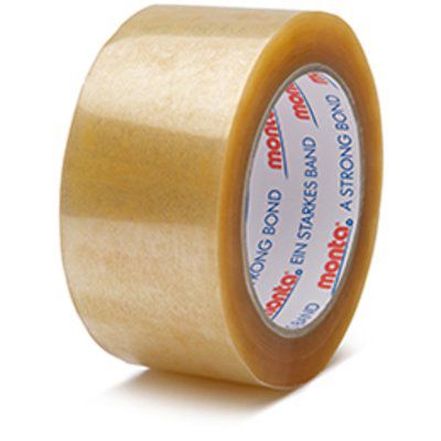 Cinta adhesiva de empaque - MONTA 340 - monta Klebebandwerk GmbH - de polipropileno / goma / transparente