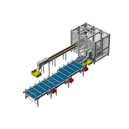 Línea de embalaje para la industria alimentaria - SFF - TG-Packaging bvba - para control de calidad / automática