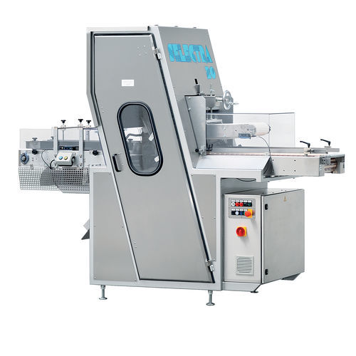Cortadora de pan industrial totalmente automática - SL 30XLS - TG-Packaging bvba - con hoja de cinta continua / horizontal