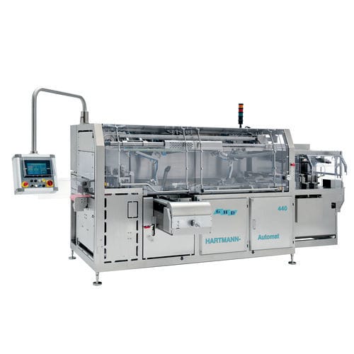 Máquina de embalaje automática - GBK 440 - TG-Packaging bvba - con film / para la industria panadera / para la industria agroalimentaria